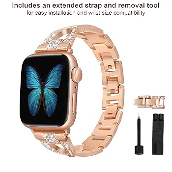 STORE Apple Watch ダイヤモンド風装飾付き 楽天市場】【アップルウォッチ レインボー 宝石 ダイヤ風ベゼル